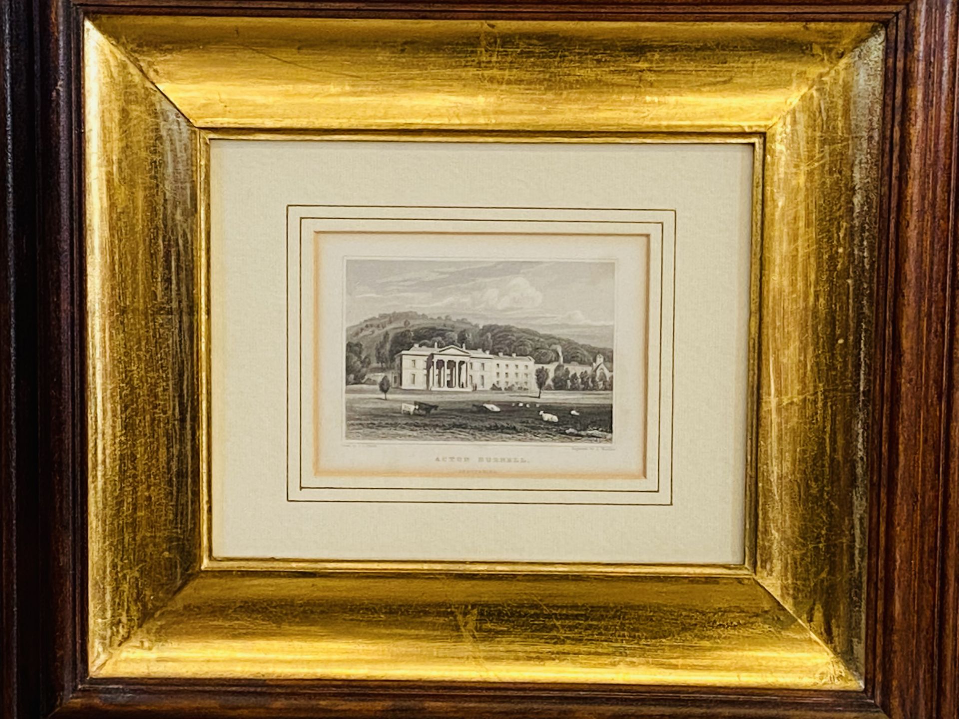Two framed and glazed lithographs - Bild 2 aus 3