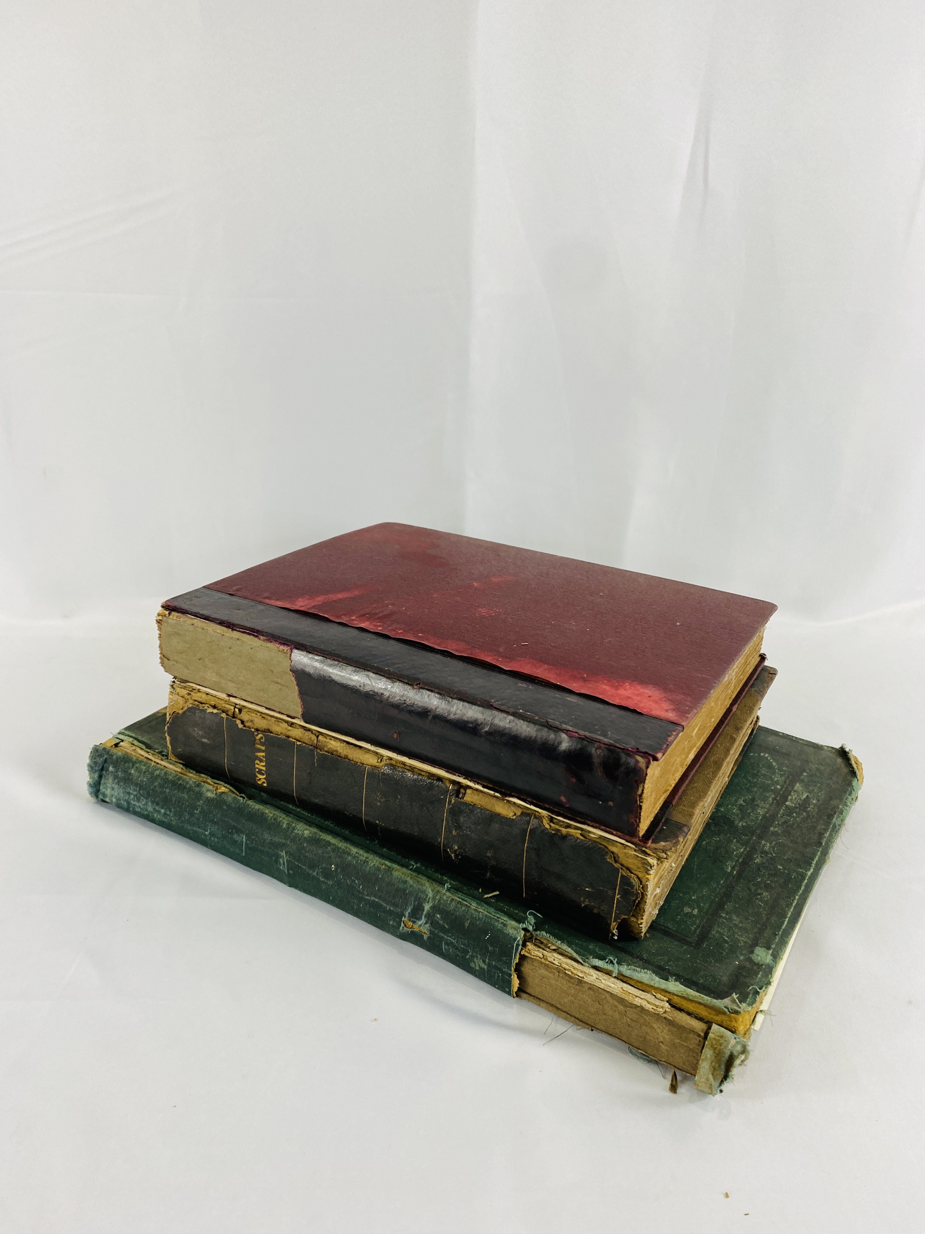 Three 19th century scrap albums