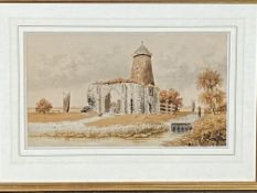 Wm Fred Austin - framed and glazed watercolour