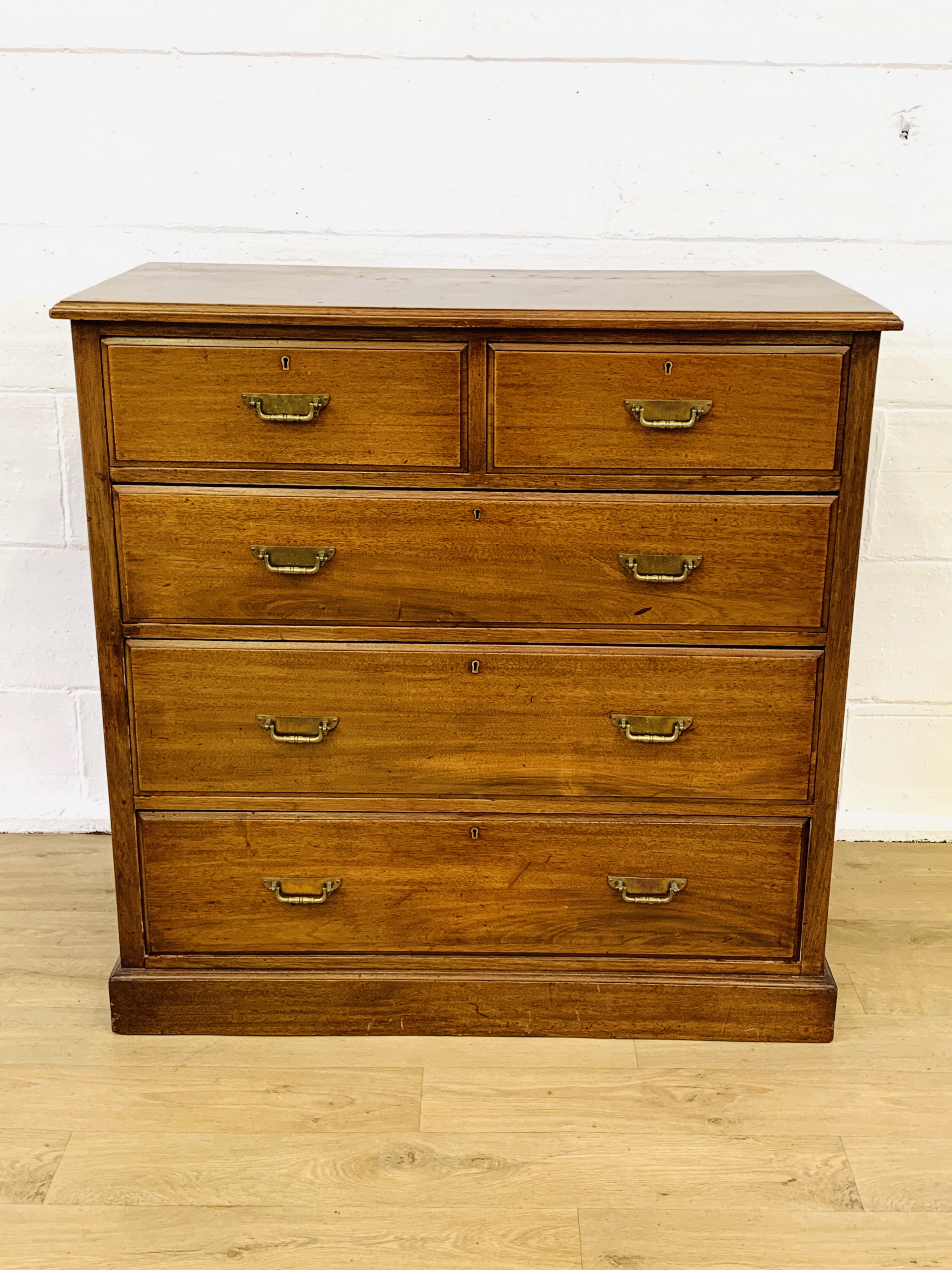 Mahogany chest of drawers - Image 5 of 8