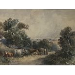 William Bennett, framed and glazed watercolour