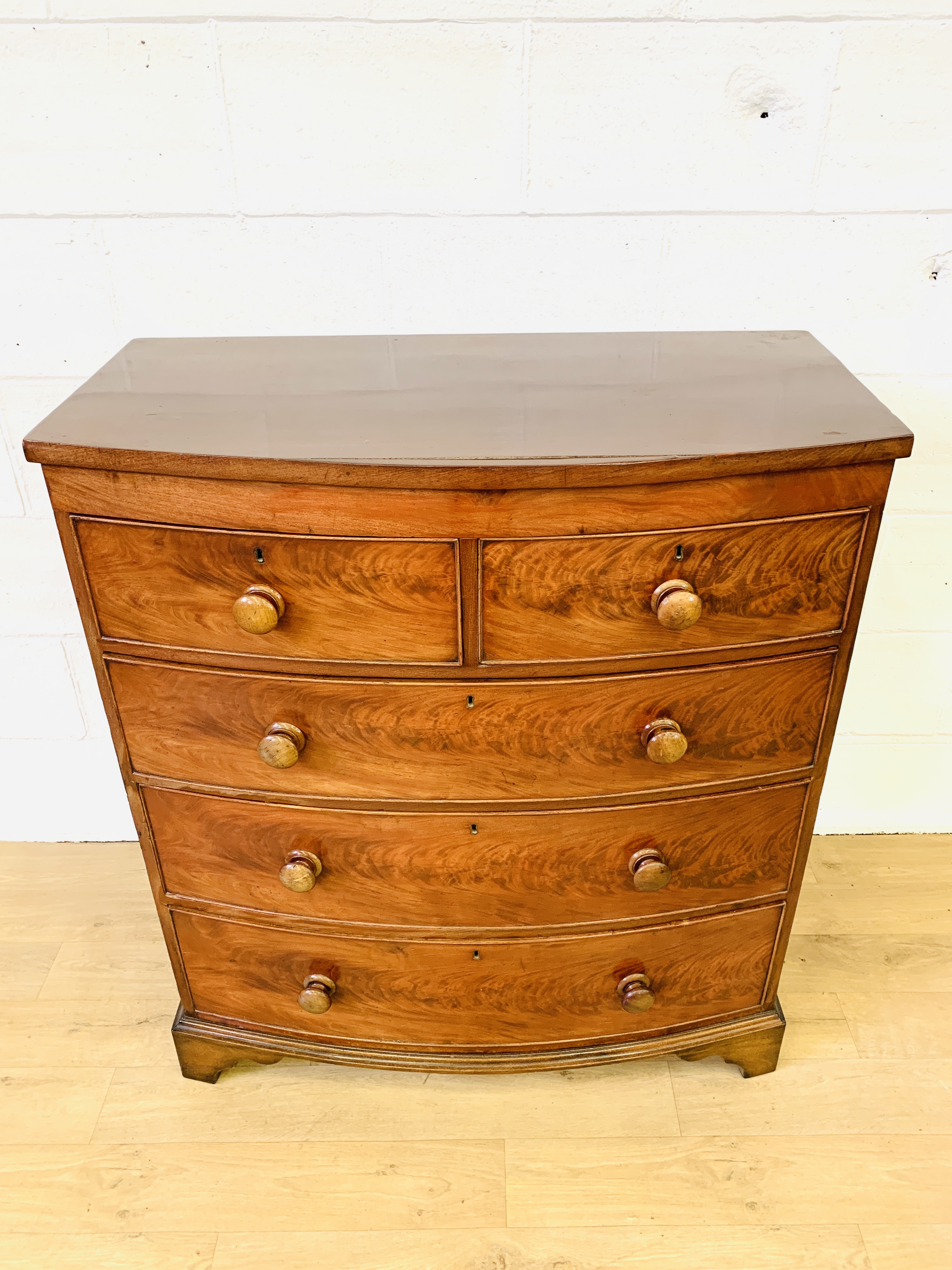 Mahogany chest of drawers - Image 5 of 7