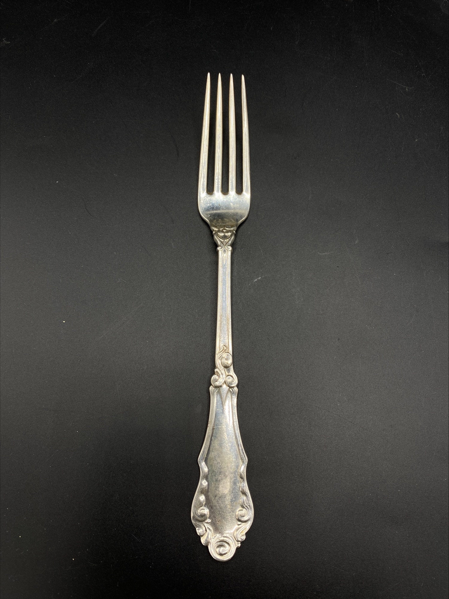 Six Danish silver dinner forks - Image 4 of 5