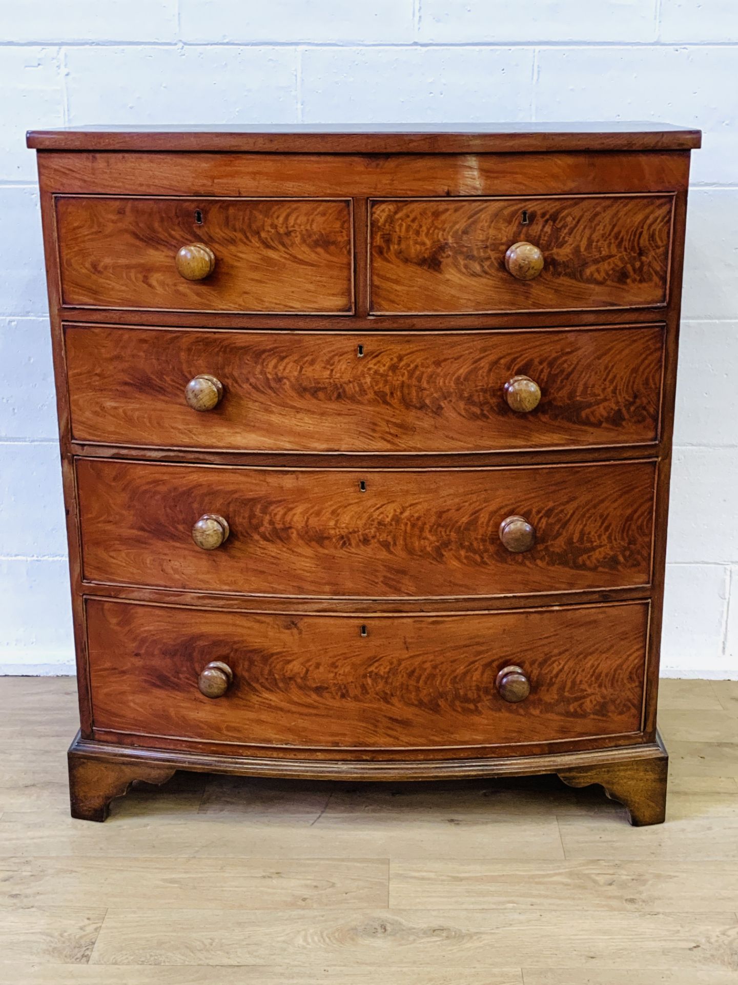 Mahogany chest of drawers - Image 4 of 7