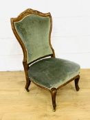 Mahogany show wood chair