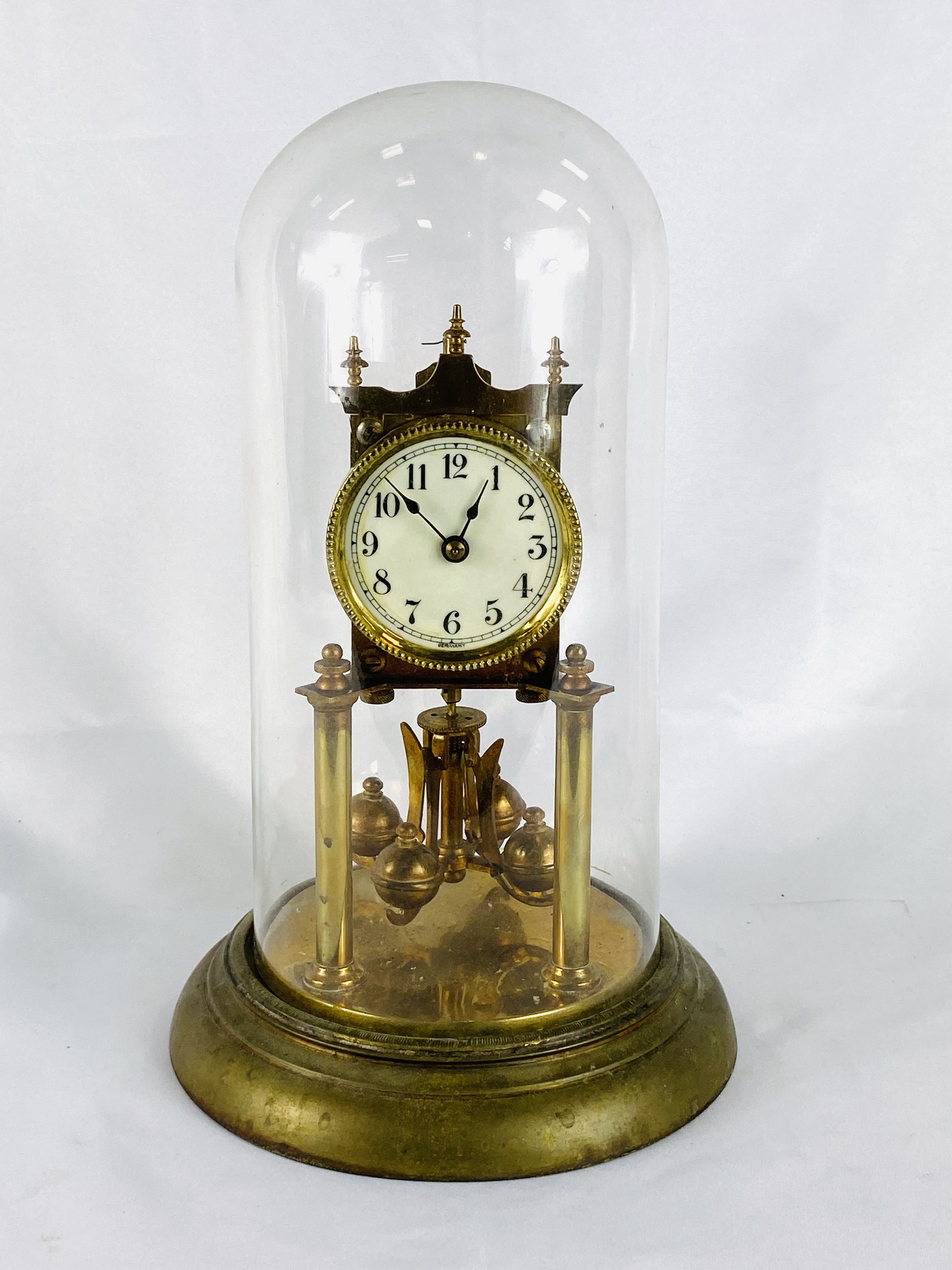 Brass anniversary clock