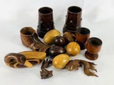 A collection of treen