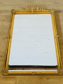 Gilt wood mirror