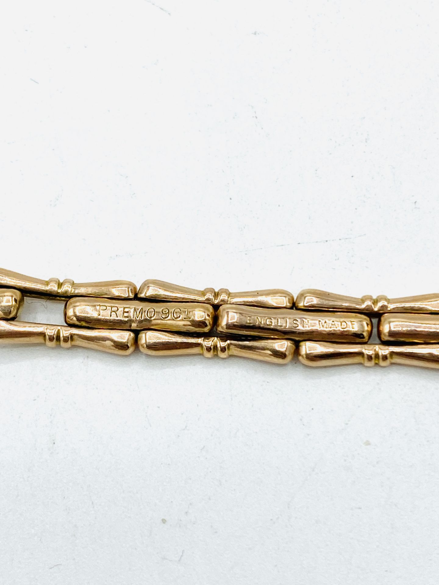 9ct gold watch bracelet - Bild 3 aus 3