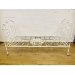 French wrought iron day bed