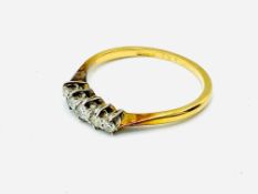 18ct gold and diamond ring