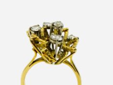 18ct gold and diamond ring