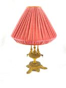 Egyptian revival table lamp