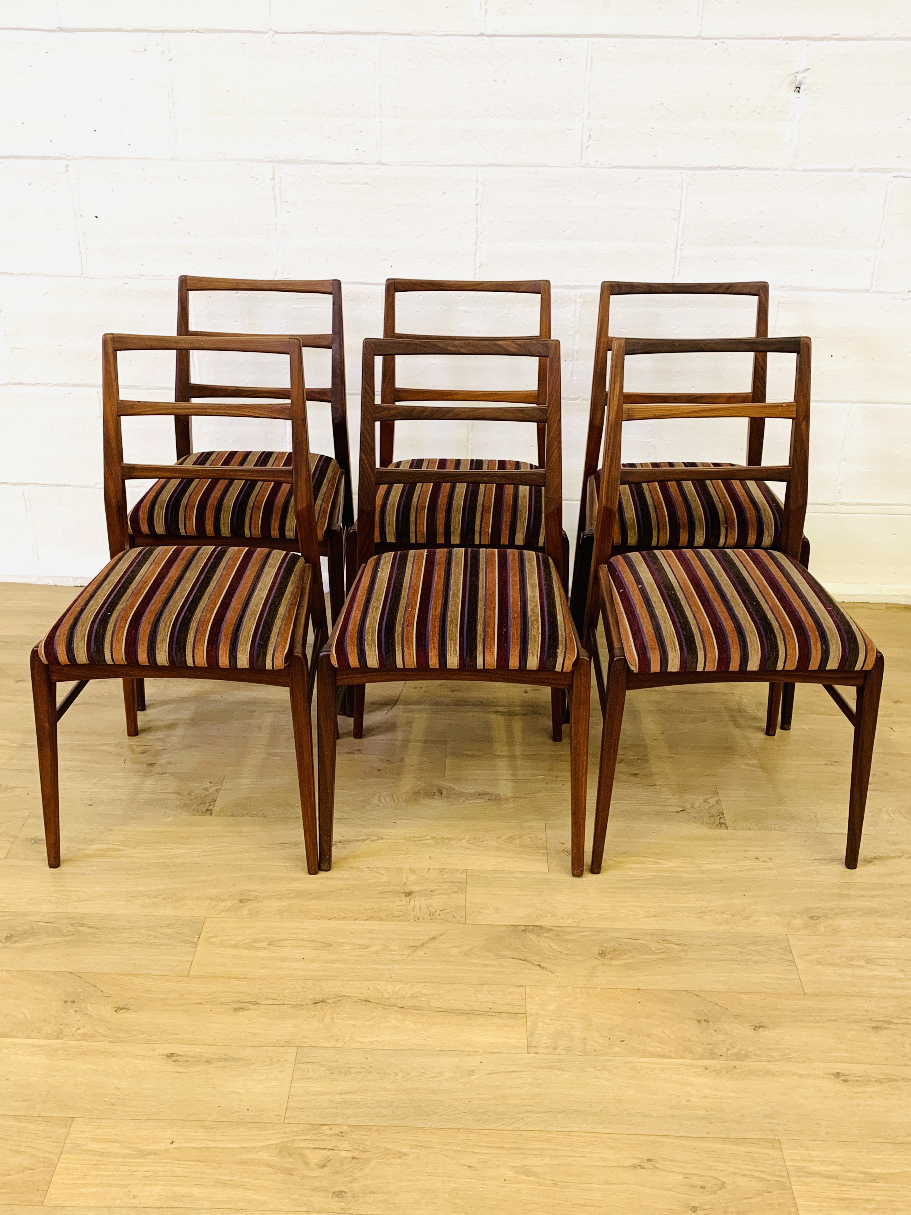 Six teak dining chairs - Image 2 of 5