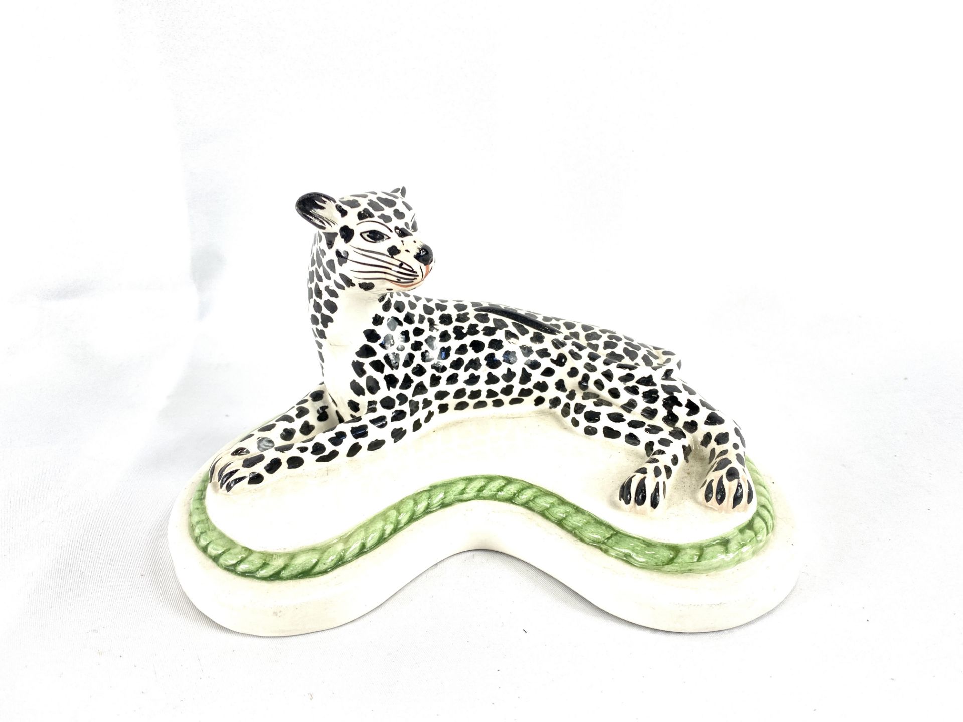 Italian porcelain leopards - Image 3 of 5