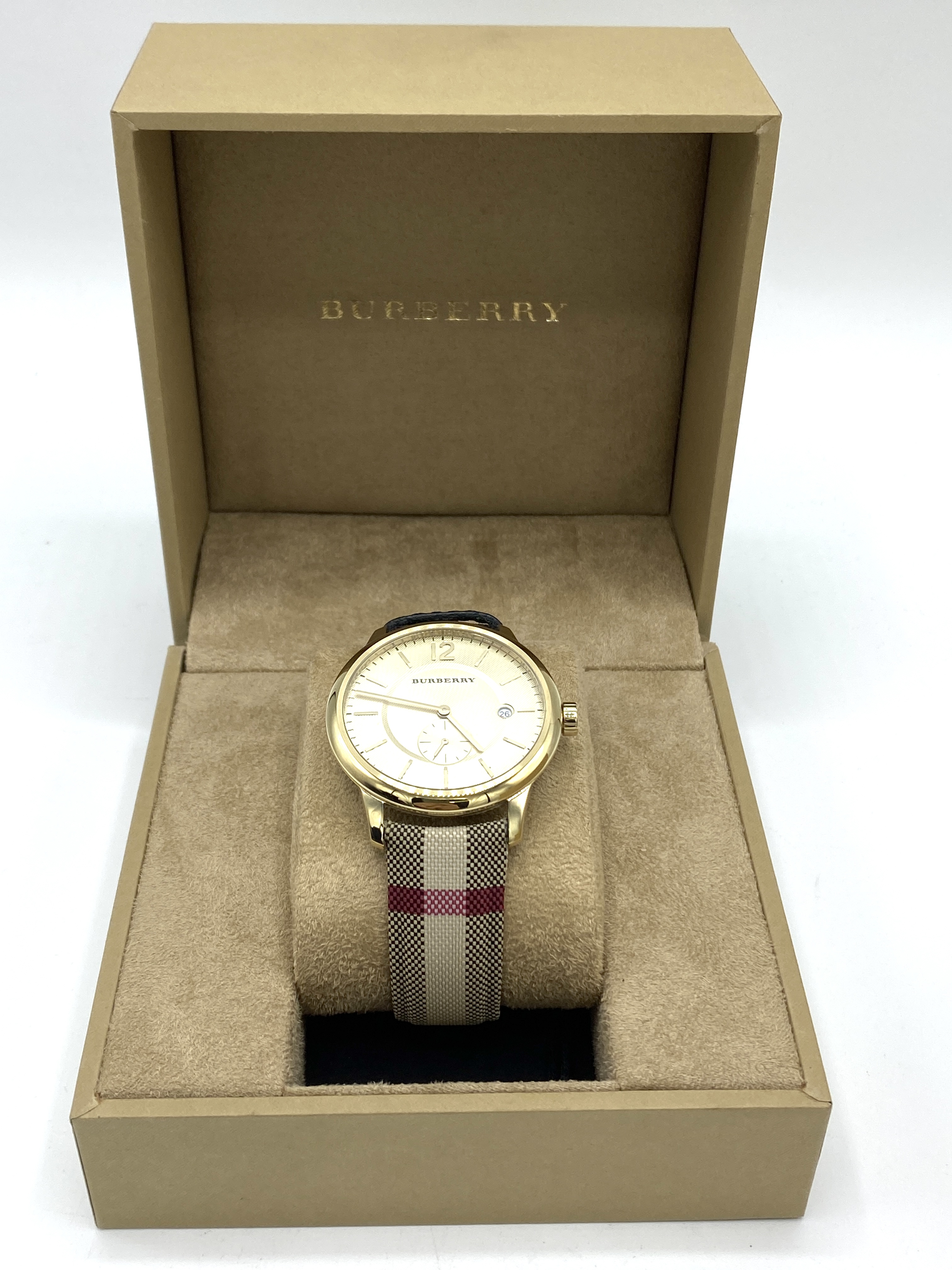 Burberry wrist watch in original box - Image 6 of 6