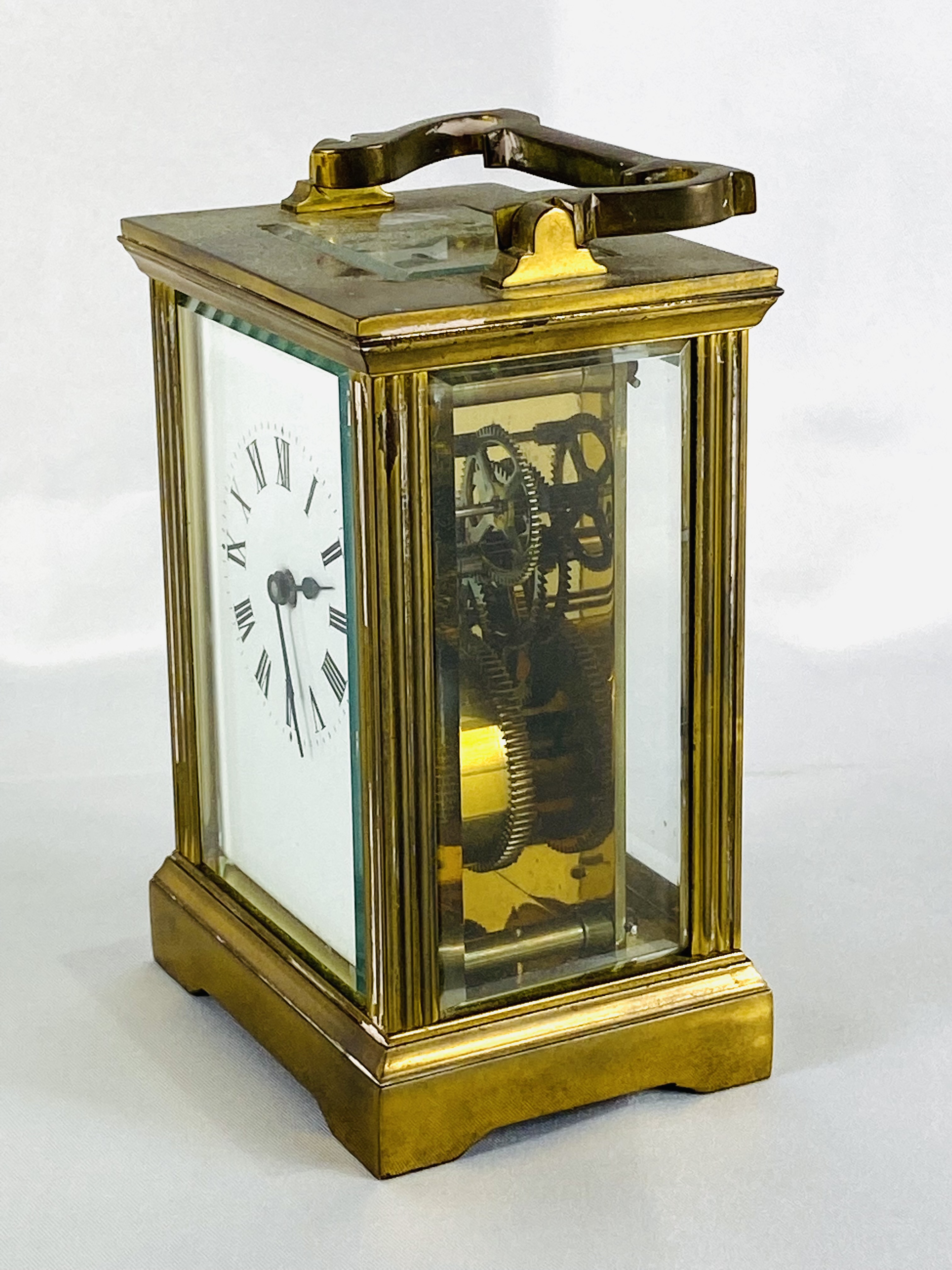 Brass cased carriage clock - Image 2 of 4