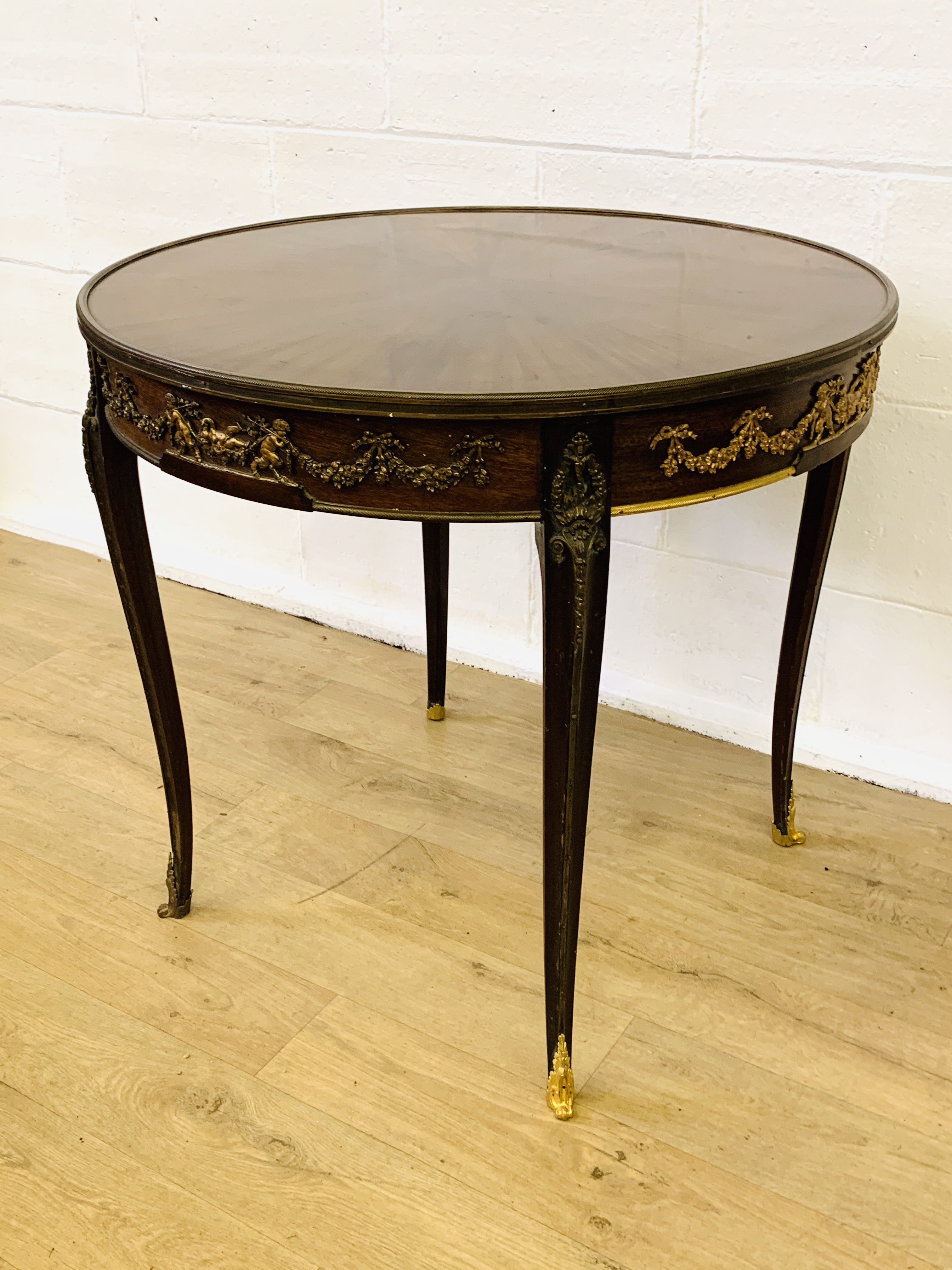French empire style display table