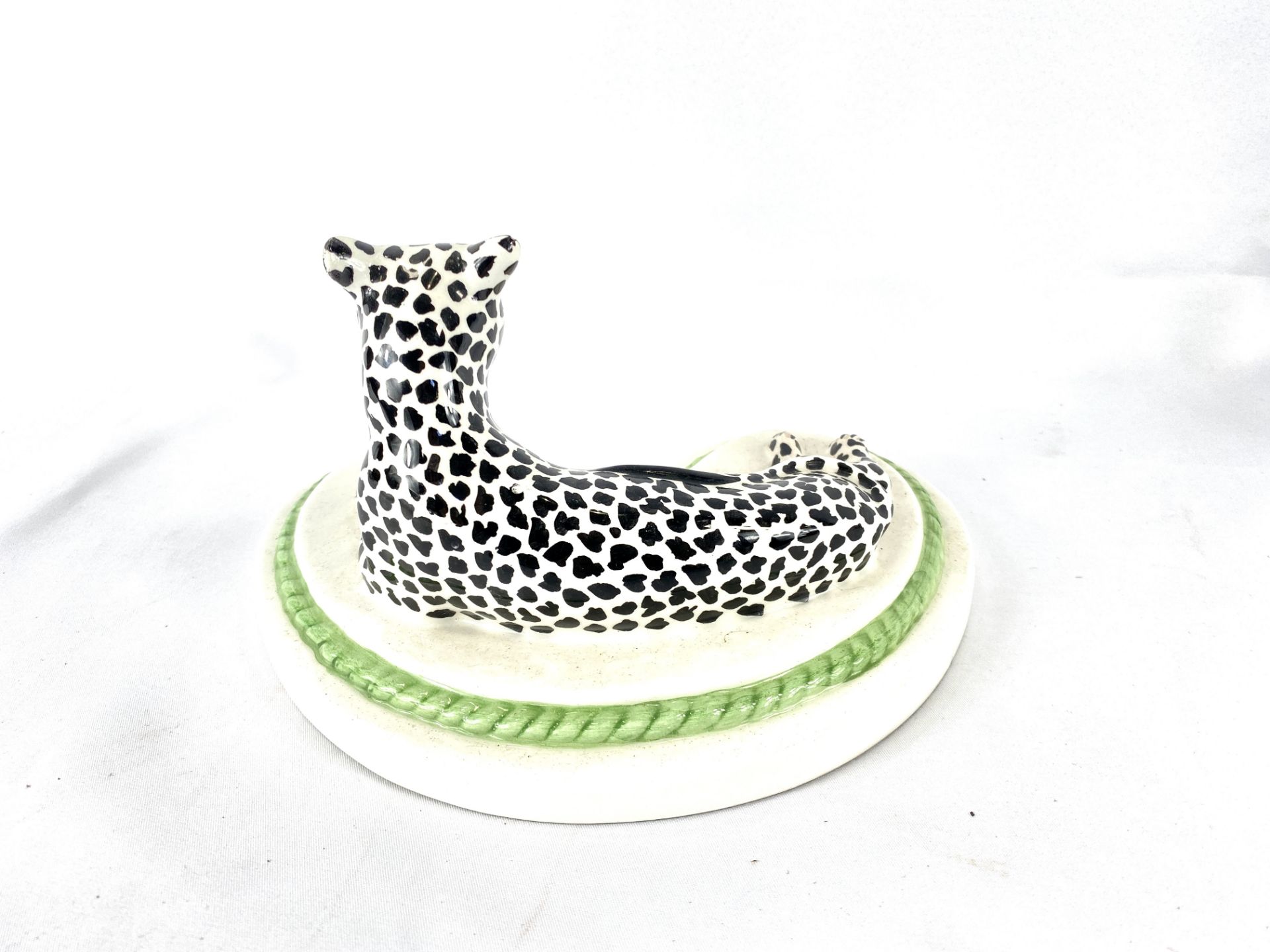 Italian porcelain leopards - Image 4 of 5