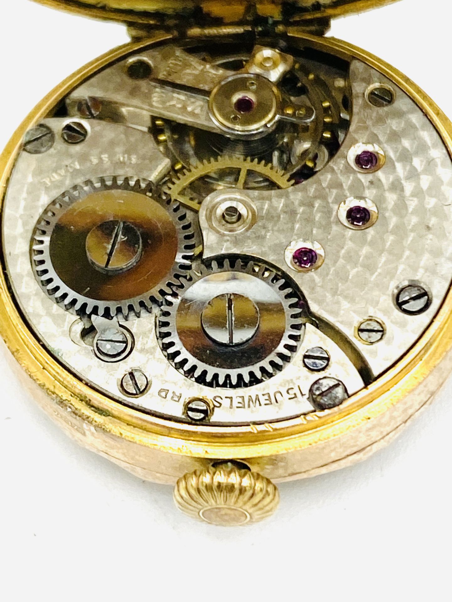 Ladies wrist watch with 9ct gold case - Bild 4 aus 5