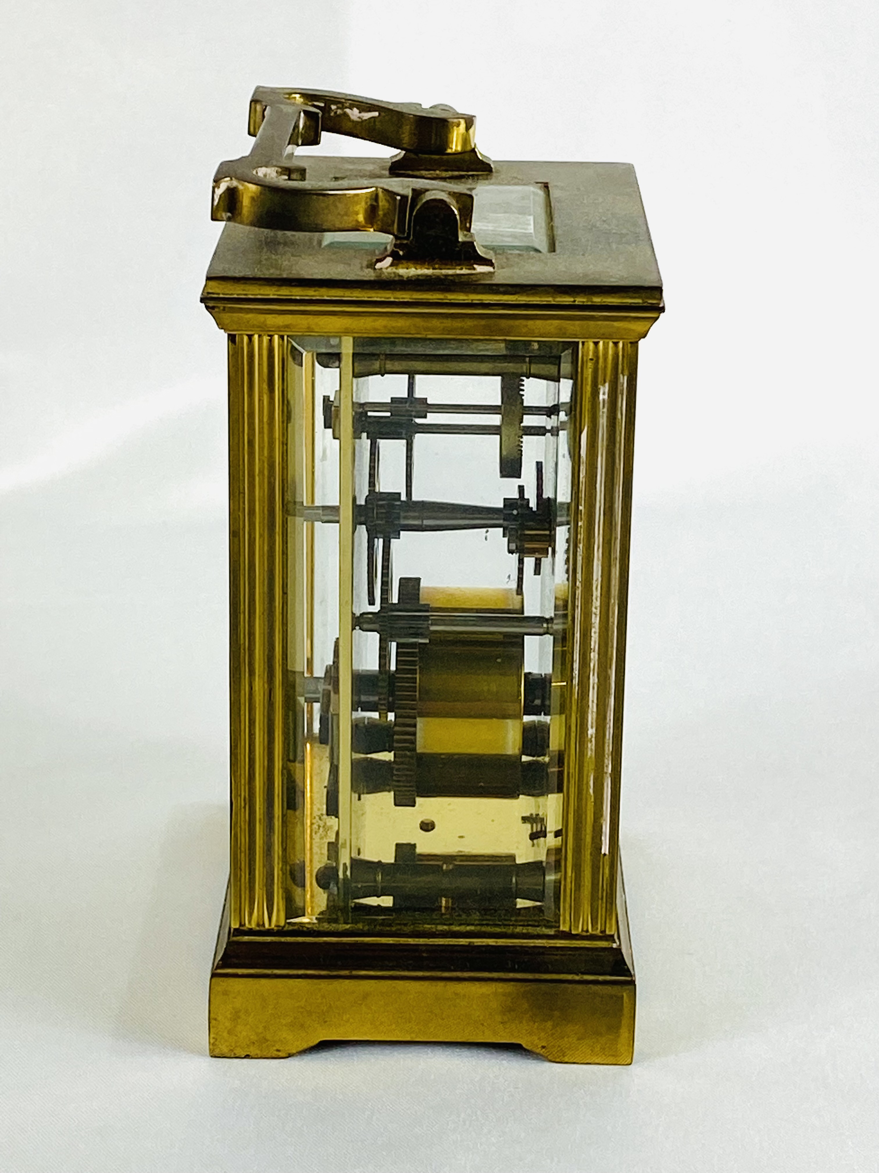 Brass cased carriage clock - Image 4 of 4