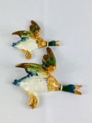 Two Beswick flying ducks