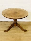 Mahogany occasional table