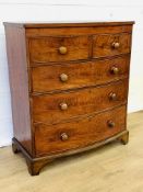 Mahogany chest of drawers