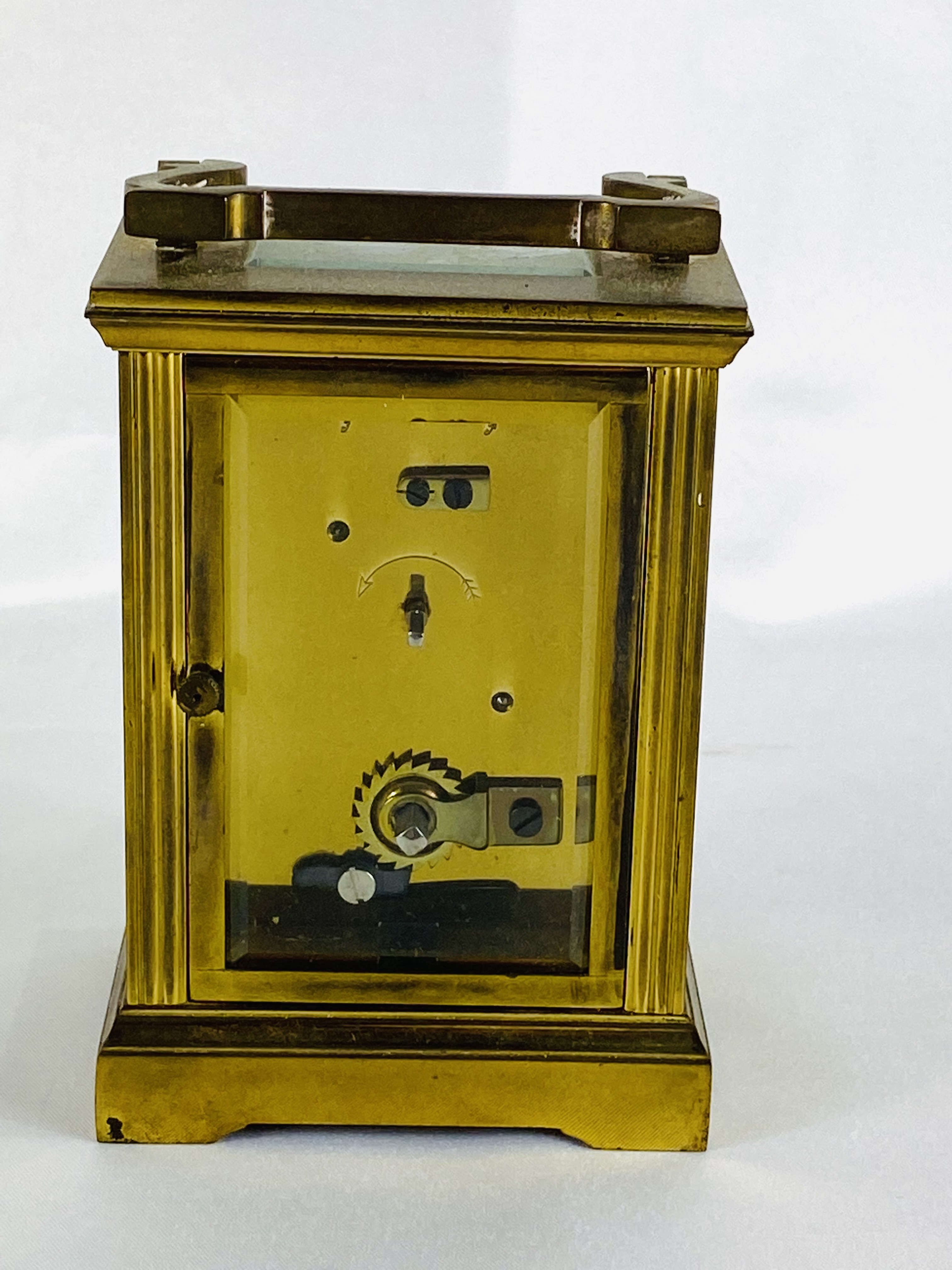 Brass cased carriage clock - Image 3 of 4