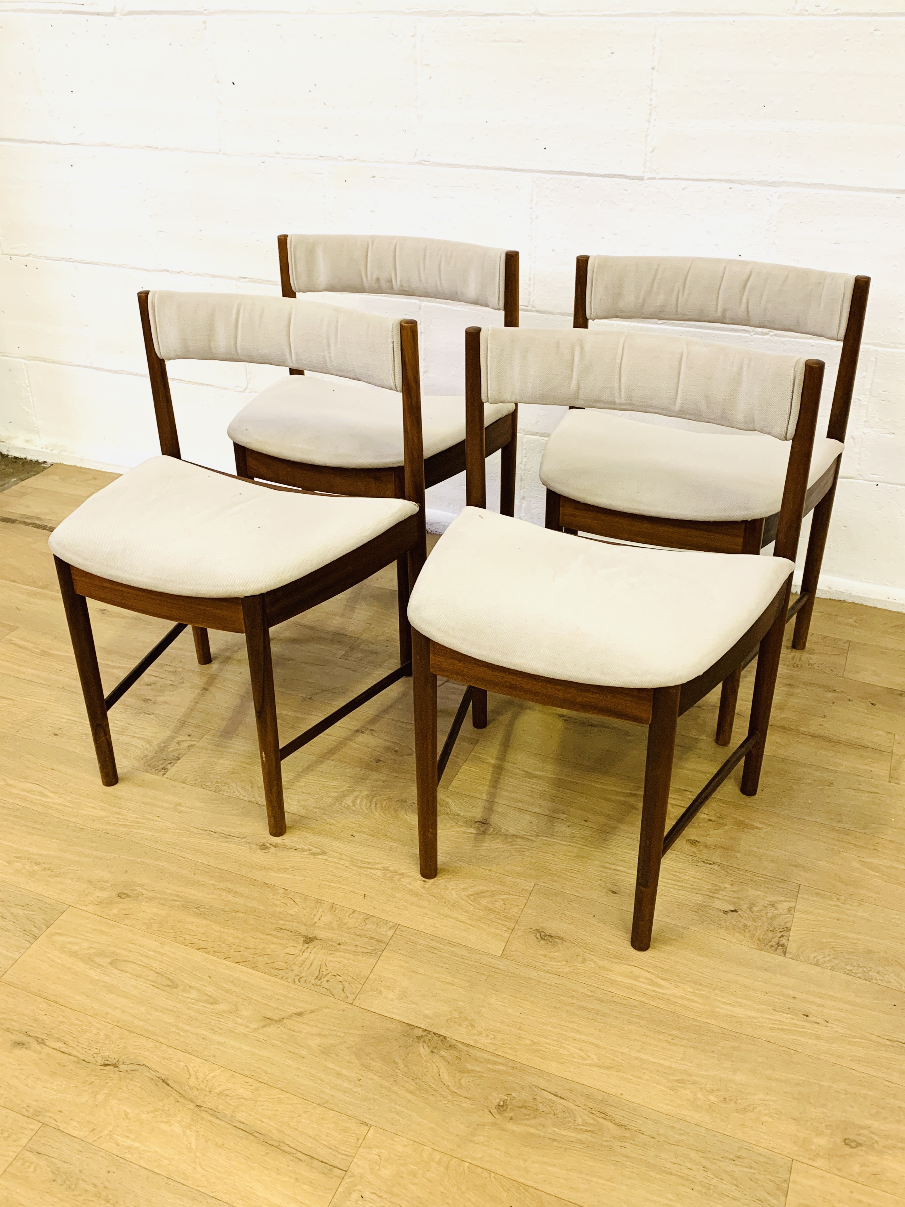 Four teak dining chairs - Image 2 of 4