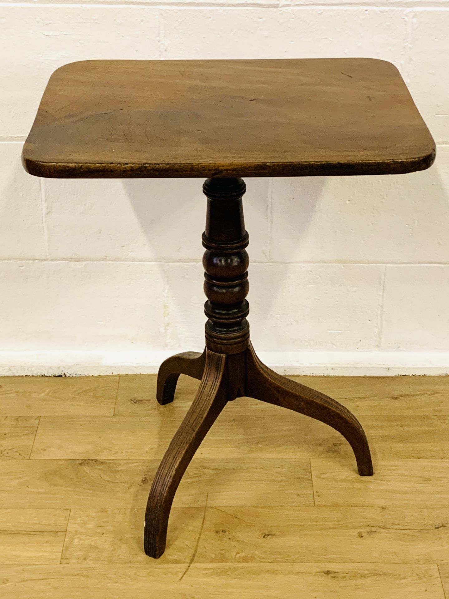 Mahogany tilt top table