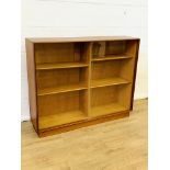 Heals glass fronted bookcase