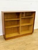 Heals glass fronted bookcase