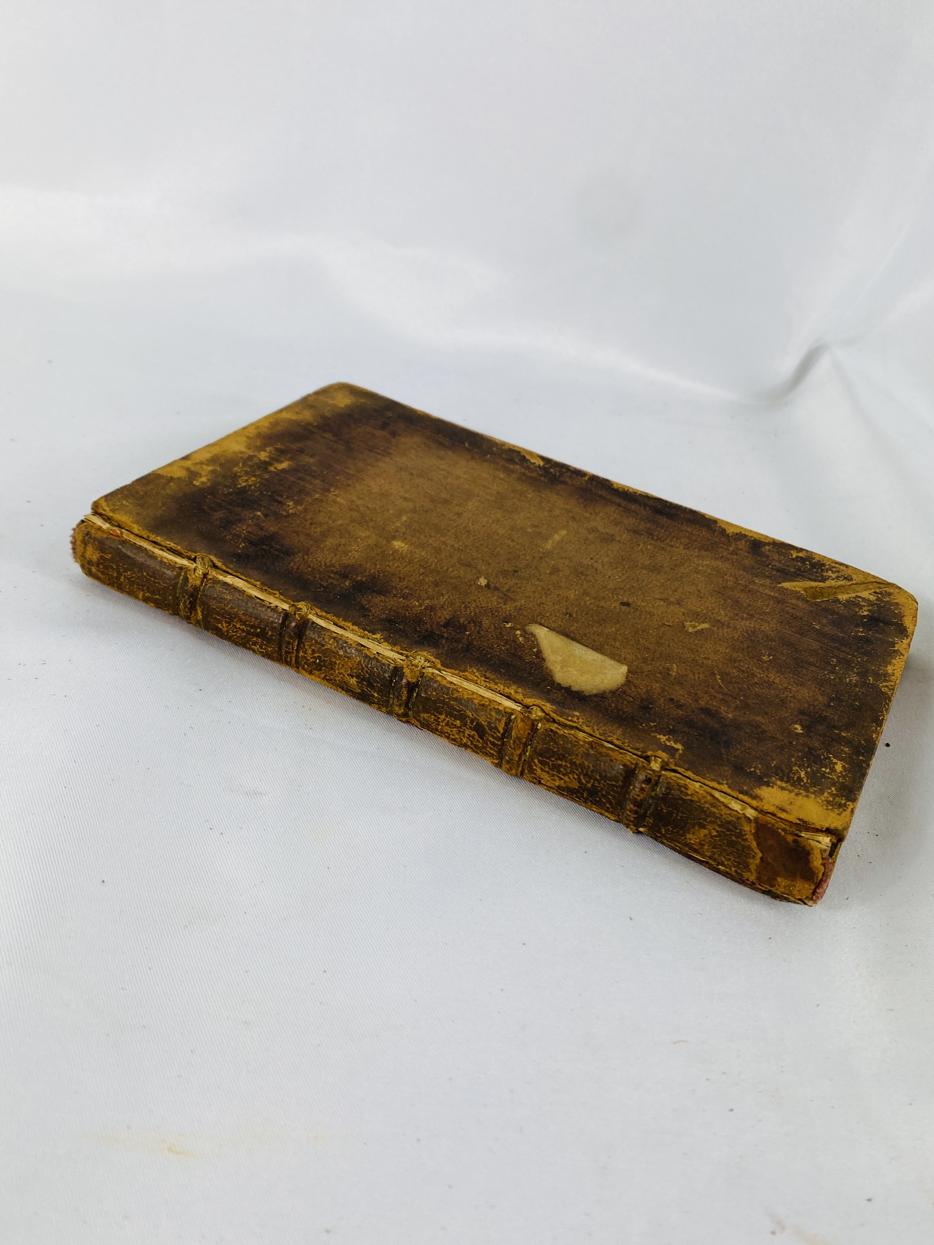 Leather bound book, 1762