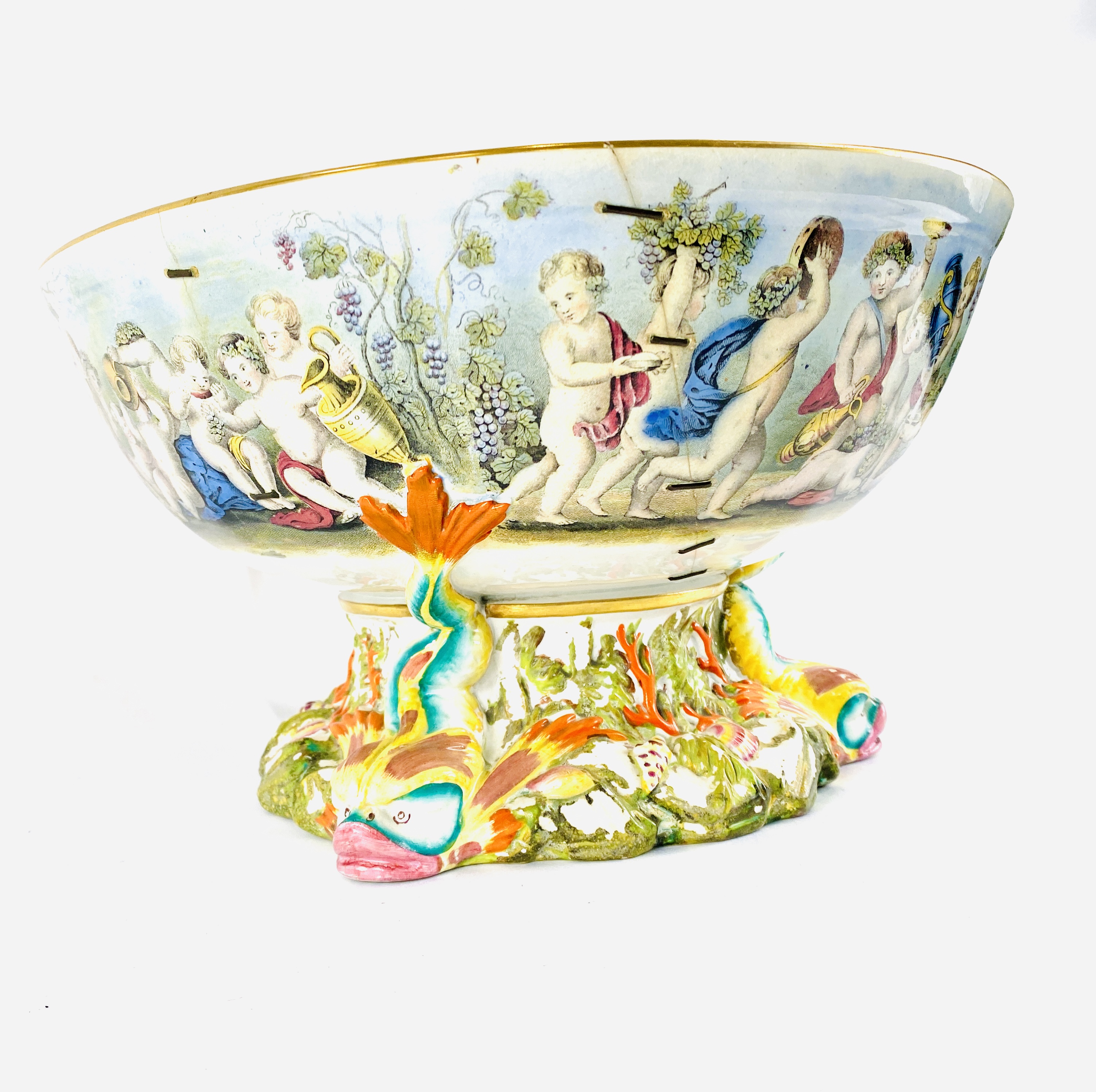 Ceramic hand painted bowl - Image 4 of 5