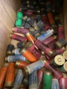 Quantity of 12 bore cartridges and a box of 410 cartridges. Shotgun licence is required for this lot