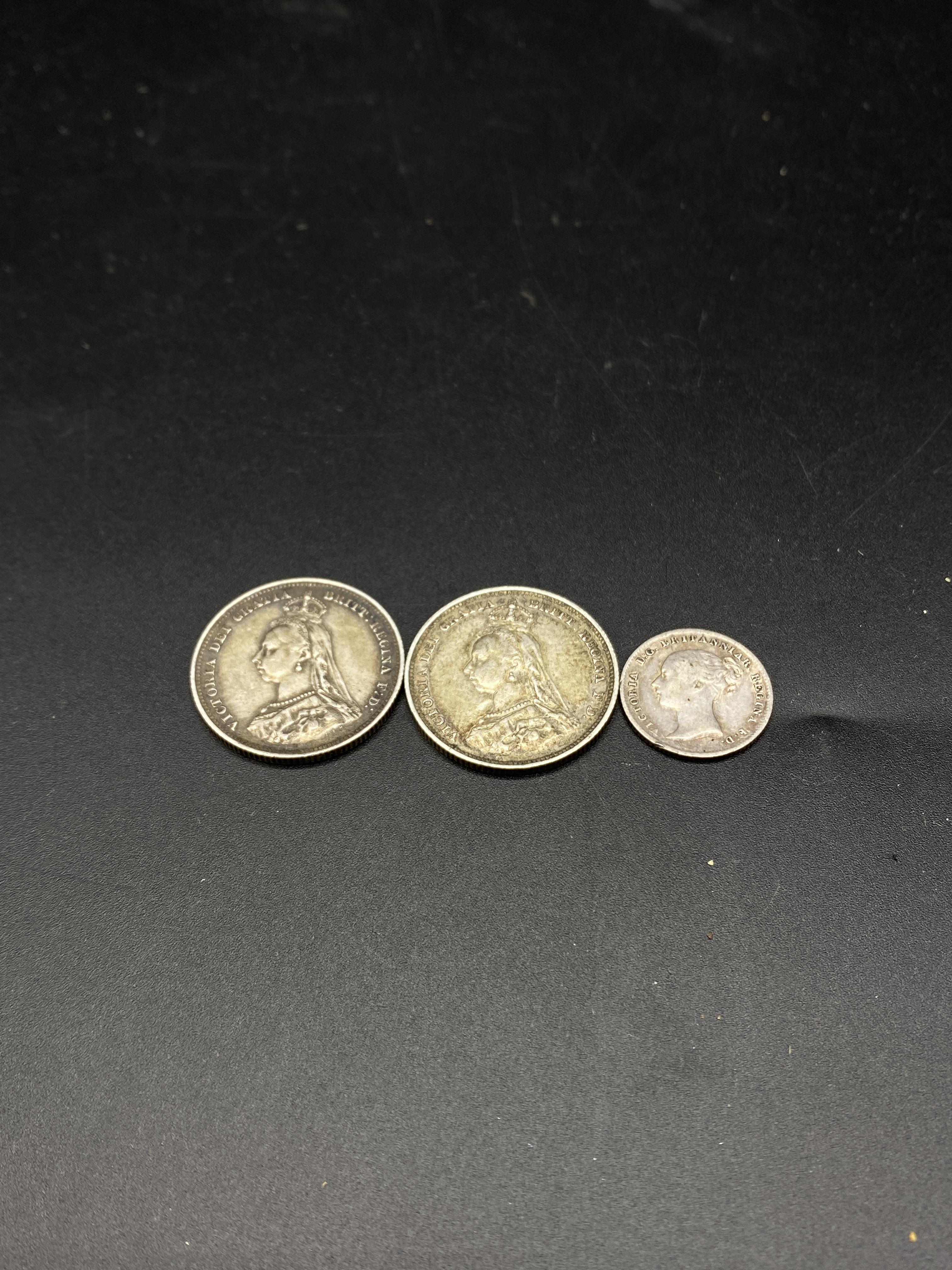 Quantity of Victorian silver coins