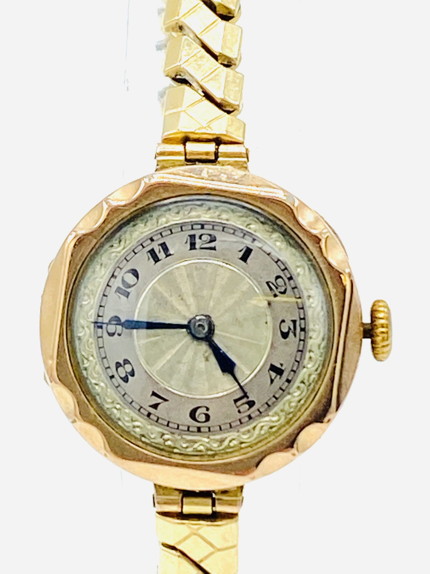 Ladies wrist watch with 9ct gold case - Bild 2 aus 5