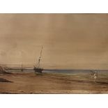 William Philip Barnes Freeman, watercolour of Norfolk coast