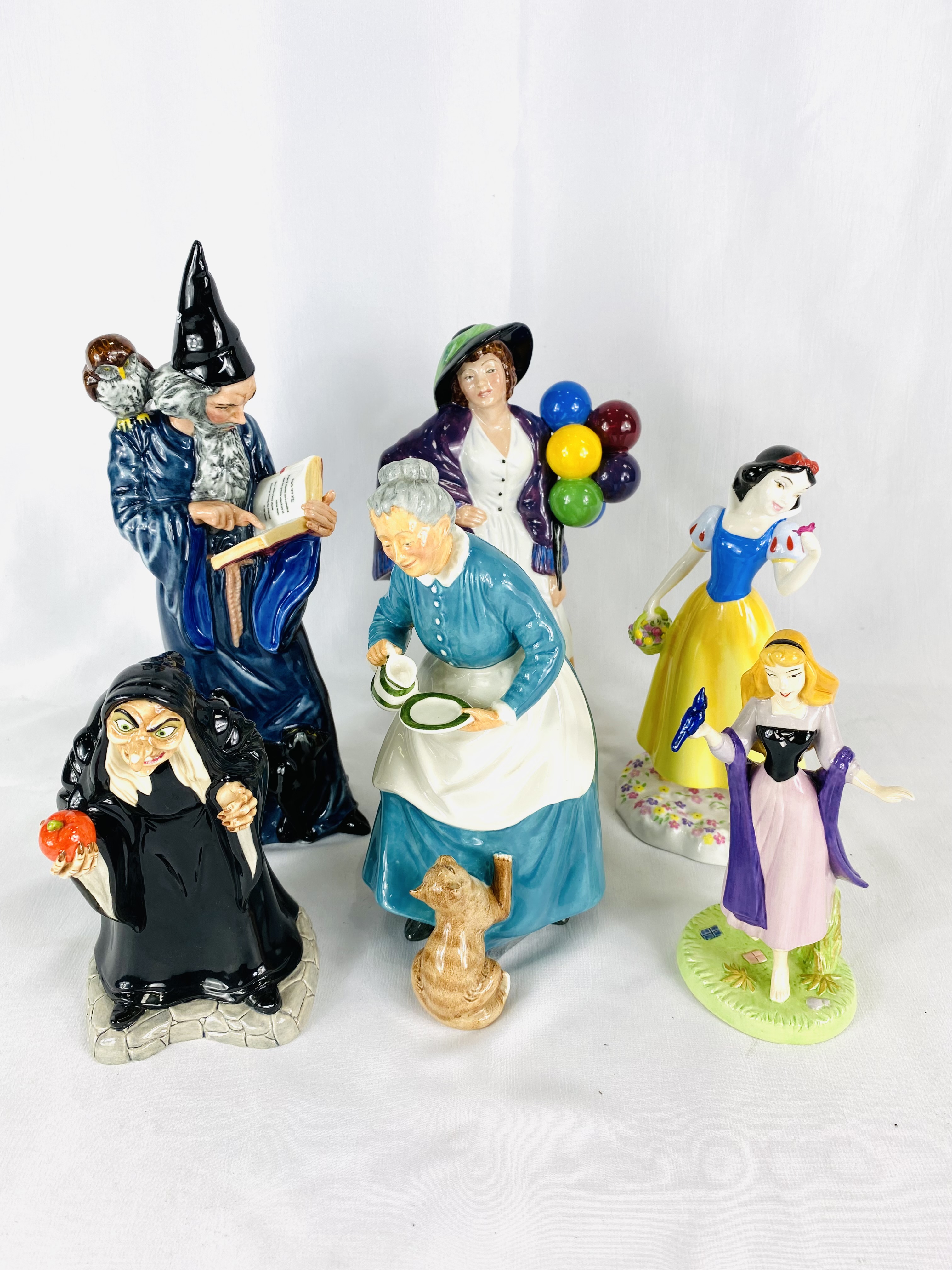 Six Royal Doulton figurines