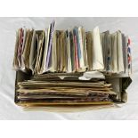 Box of approximately 1000 covers/cards mostly stamped for commercial mail.