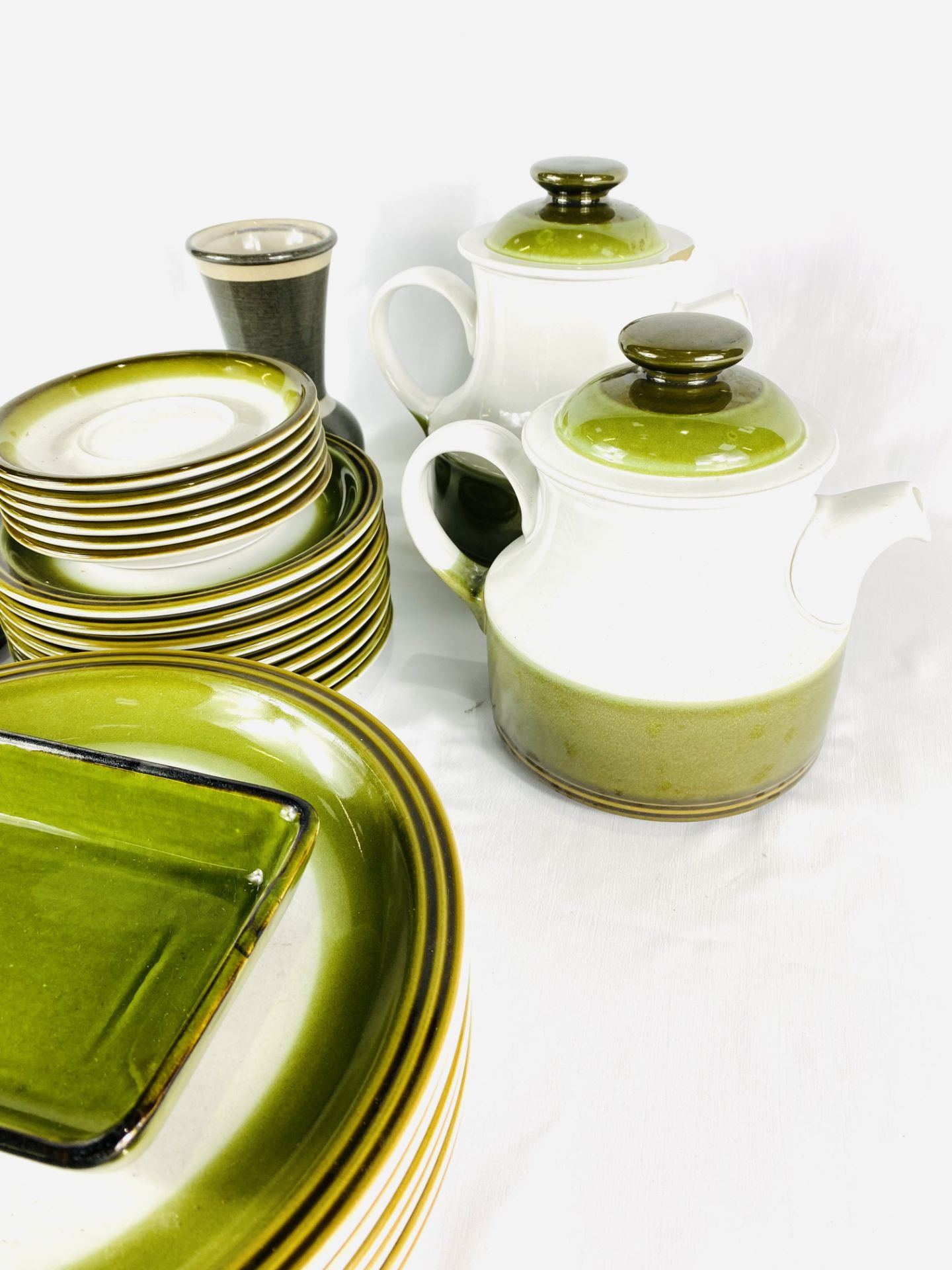 Quantity of green and white tableware, to include some Denby - Image 7 of 8