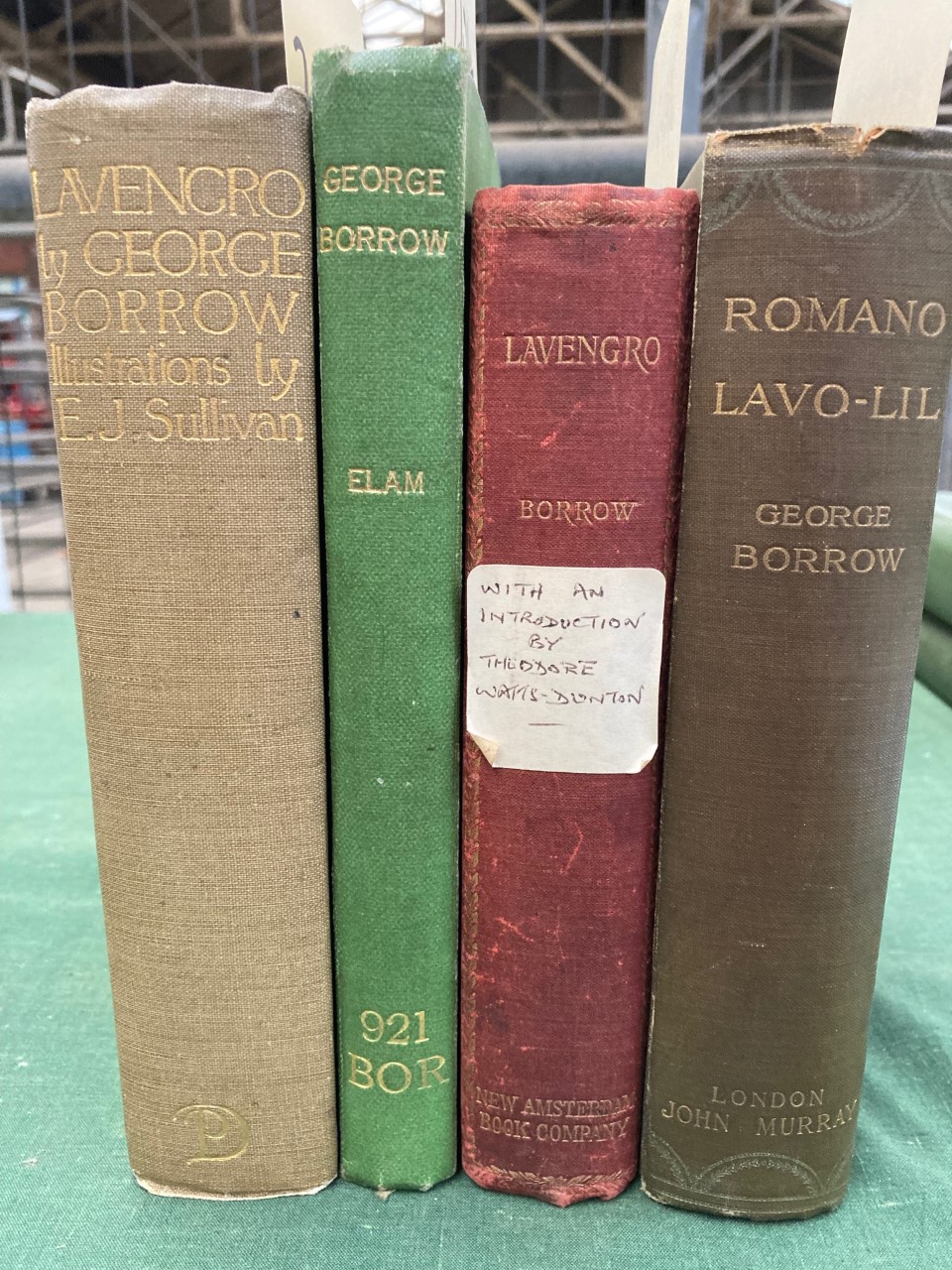 George Borrow: 'Lavengro', 1900; and 3 other Romany books