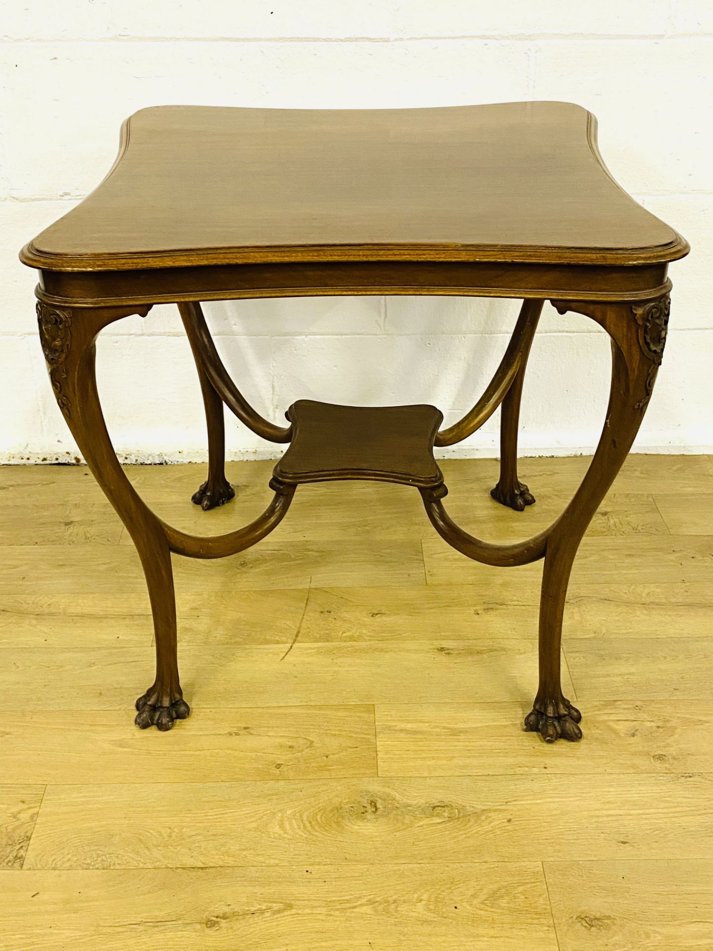 Victorian mahogany display table