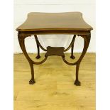 Victorian mahogany display table