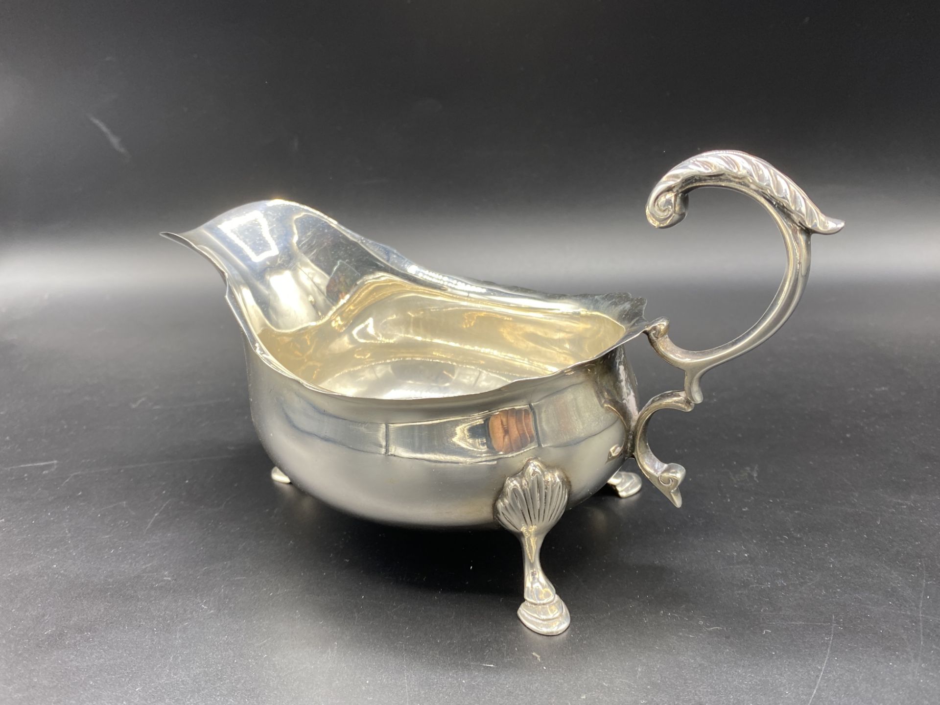 Silver sauce boat, 1921 - Image 2 of 4