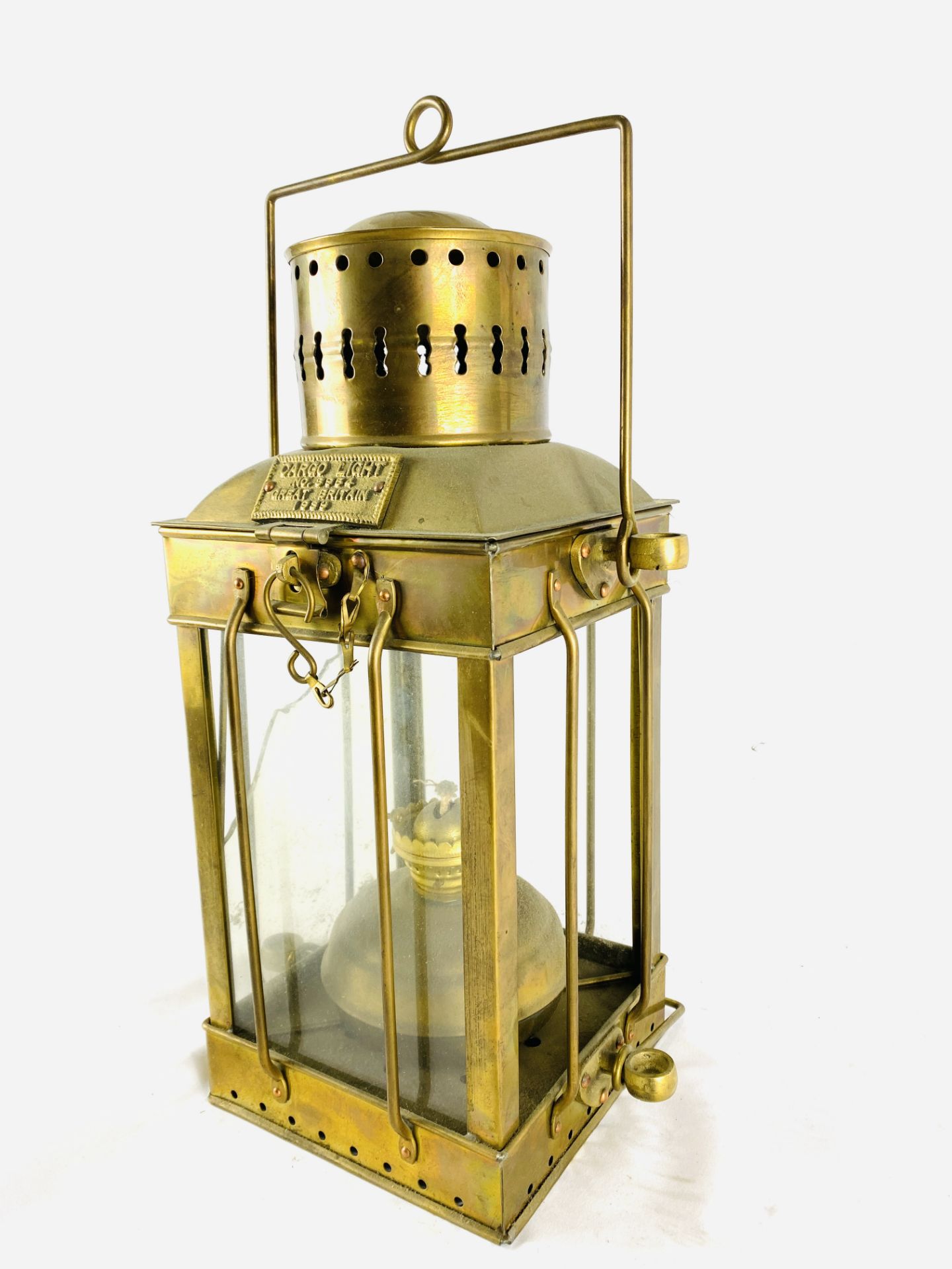 Brass cargo lamp - Bild 3 aus 6