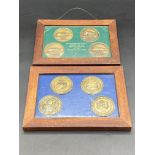 A collection of commemorative medals