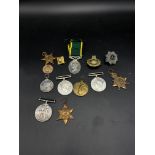 A collection of medals