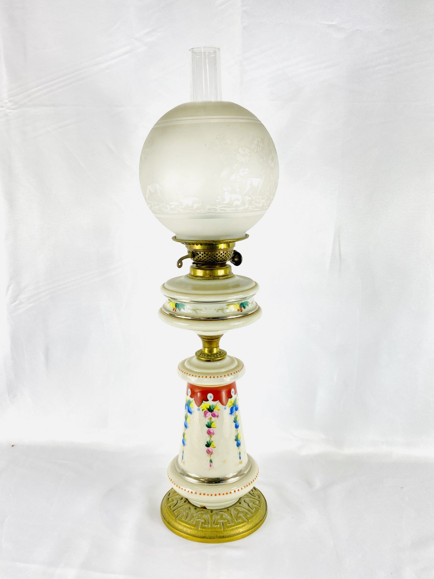 Ceramic oil lamp